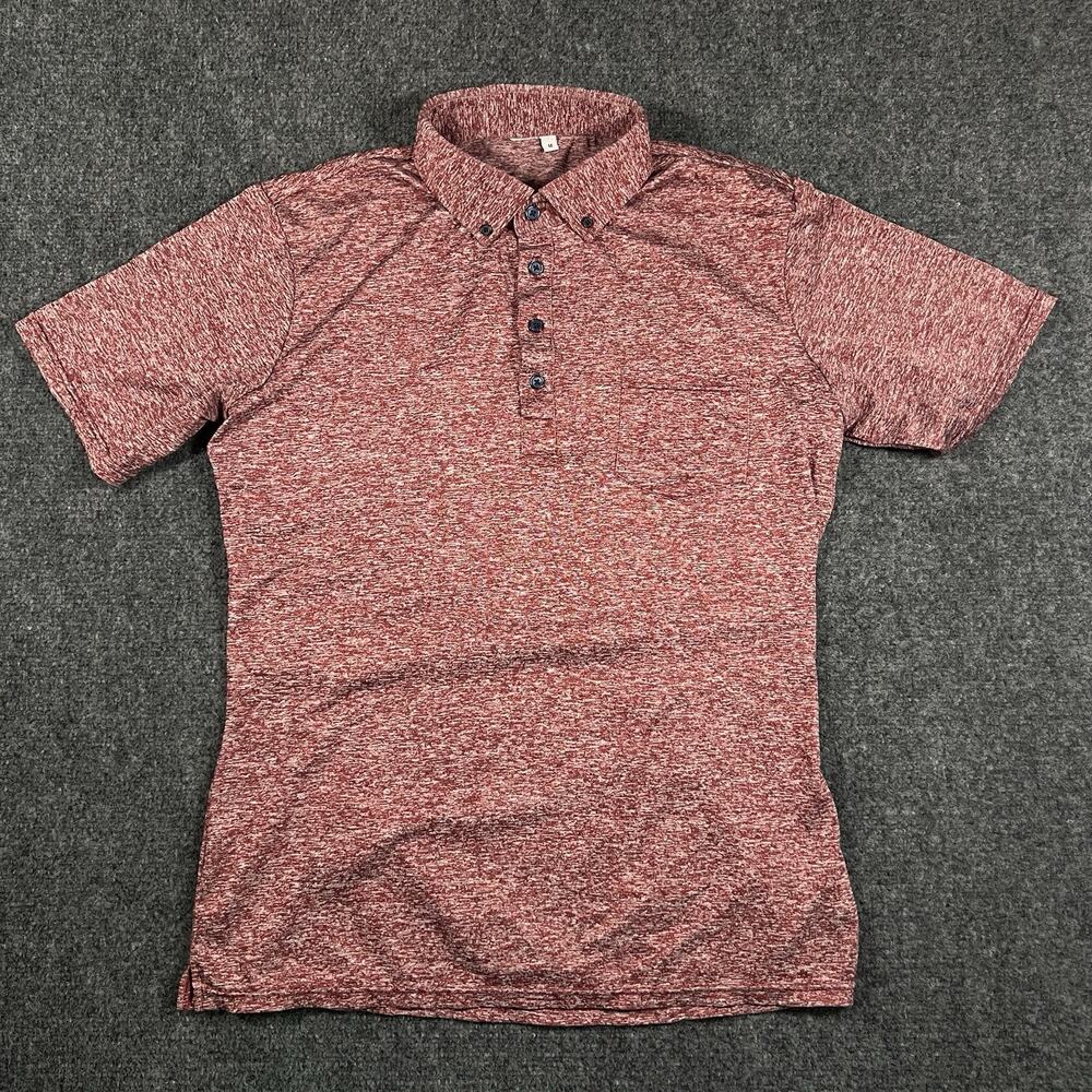State & Liberty Performance Polo Shirt Men's M Athletic Fit Wicking Stretch